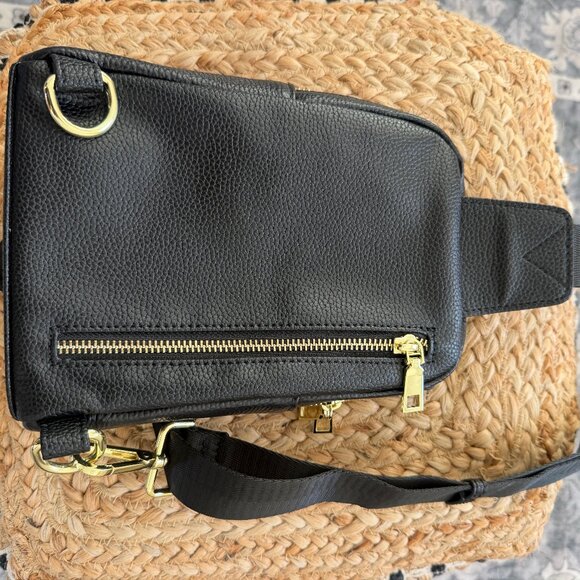 S-ZONE Genuine Leather RFID Blocking Small Sling Bag Women Crossbody Fanny Pack - Picture 7 of 7